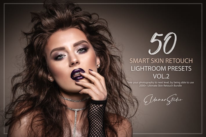 50 Smart Skin Retouch Lightroom Presets - Vol. 2