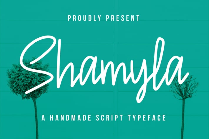 Shamyla - A Handmade Script Typeface
