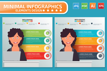 Woman Infographics design