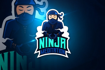 Ninja Meditation - Mascot & Esport Logo