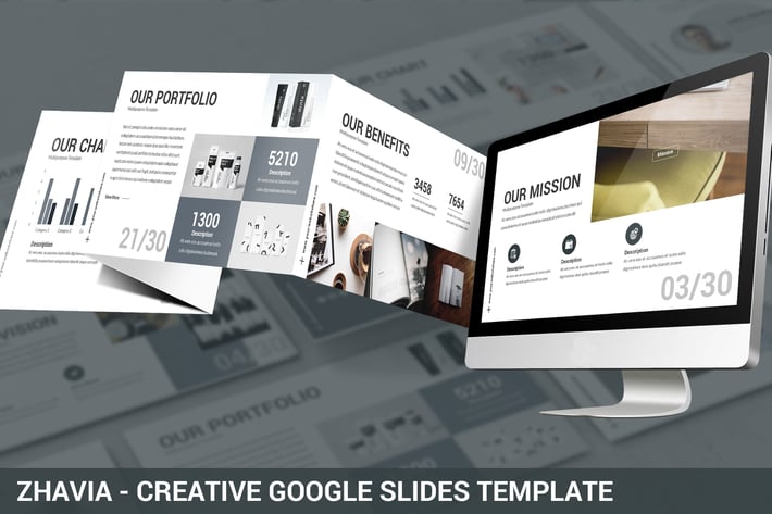 Zhavia - Creative Google Slides Template