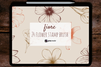 Fiore  – Procreate Stamp Brush