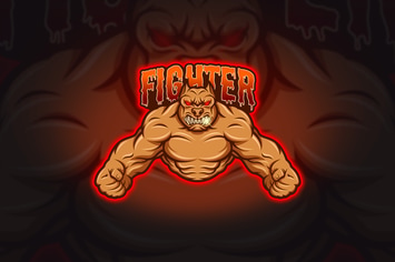 Fighter - Mascot & Esport Logo