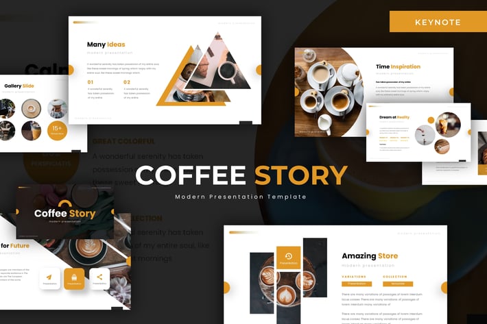 Coffe Story - Keynote Template