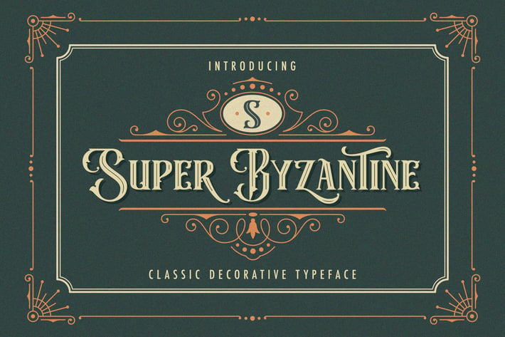 Super Byzantine - Decorative Font