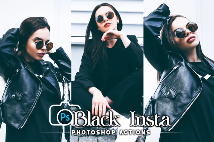 Black Effects Photoshop Actions