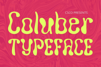 Coluber – Trippy Font