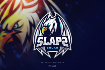 Eagle Badge Gaming Esports Logo