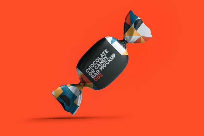 Chocolate or Candy Bar Mockup 002