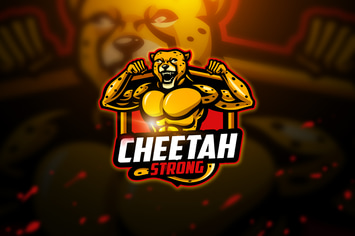 Cheetah strong - Mascot & Esport Logo