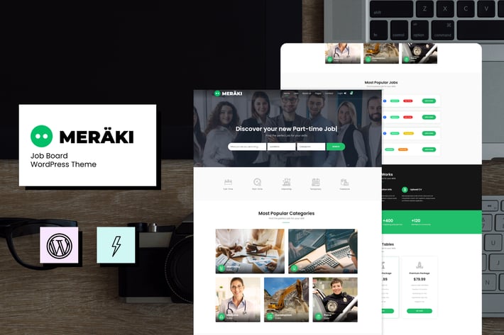 Meraki - Job Board WordPress Theme
