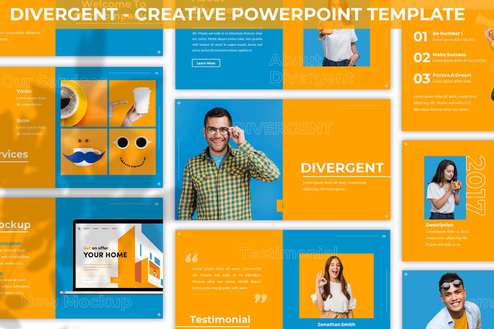 Divergent - Creative Powerpoint Template