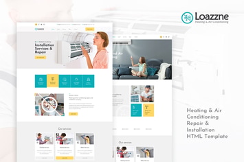 Loazzne - Heating & Air Conditioning Services HTML