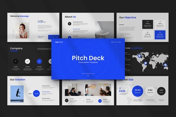 Pitch Deck Keynote Presentation Template