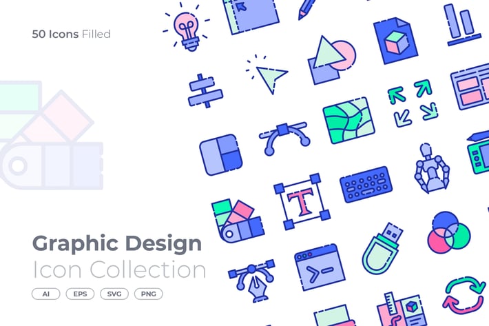 Graphic Design Filled Icon