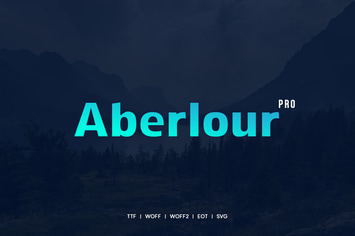 Aberlour - Modern Typeface + WebFonts