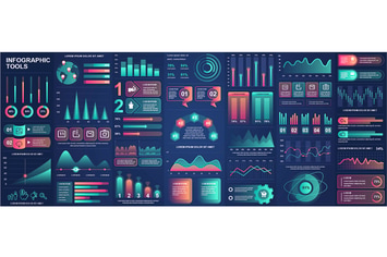 Dark Infographics Presentation Template