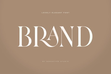 Brand - Lovely Elegant Font