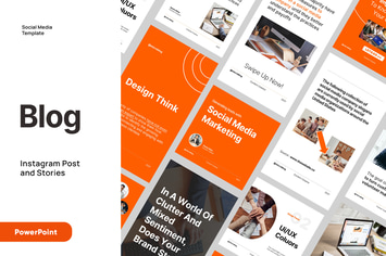 Business Instagram Post and Stories Powerpoint
