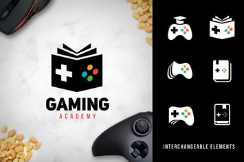 Gaming Academy Logo pack