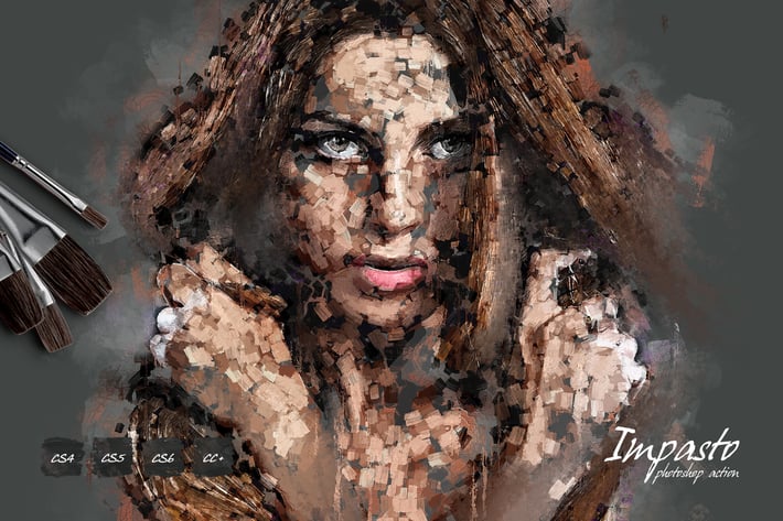 Impasto Photoshop Action