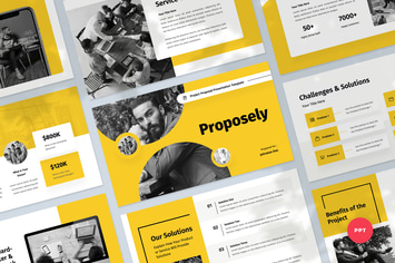 Project Proposal & Pitch Powerpoint Template