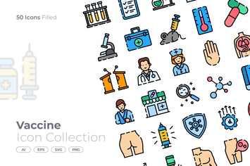 Vaccine Filled Icon