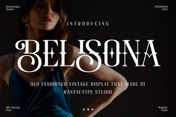 Belisona Old Fashioned Vintage Font