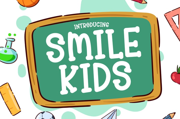 Smile Kids - Kids Display Font