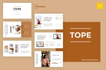 Tope - Food Google Slides Template