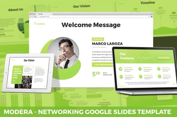 Modera - Networking Google Slides Template