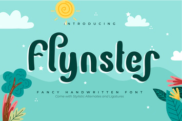 Flynster | Fancy Handwritten Font