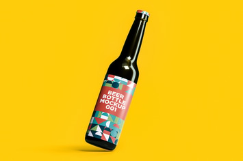 Beer Bottle Mockup 001