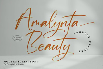 Amalynta Modern Script Font