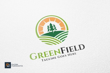 Green Field - Logo Template