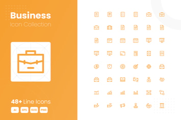 48 Business Icon Collection