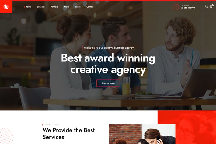 Sominx - Creative Business Agency WordPress Theme