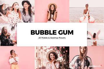 20 Bubble Gum Lightroom Presets & LUTs