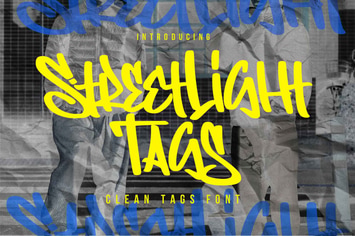 Streetlight Tags - Clean Tags Font