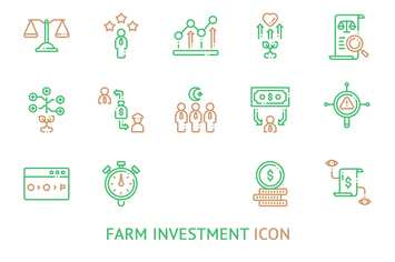 Farm Investment Icon