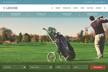 Hotel Leisure HTML Template