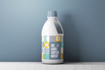Side Handle Jerrycan Mockup
