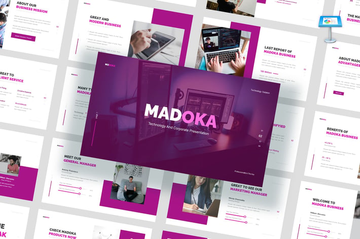 Madoka - Technology Corporate Keynote Template