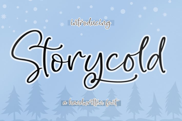 Storycold Handwritten Font