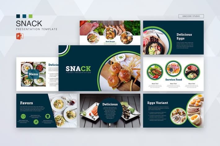 Snack - Food Powerpoint Template