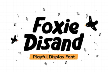 Foxie Disand - Playful Font