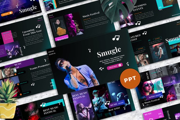 Smugle - Musician Powerpoint Templates