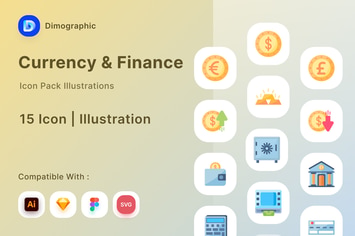 Currency and Finance Icon Pack
