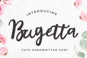 Bugetta Handwriting Font