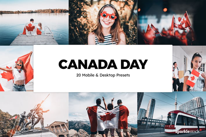 20 Canada Day Lightroom Presets & LUTs